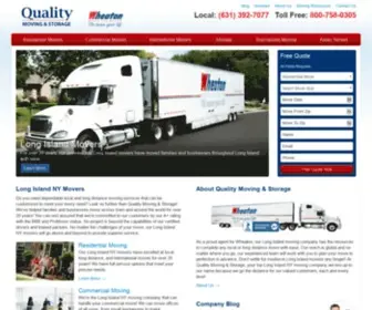 Qualitymovingandstorage.com(Long Island Movers) Screenshot