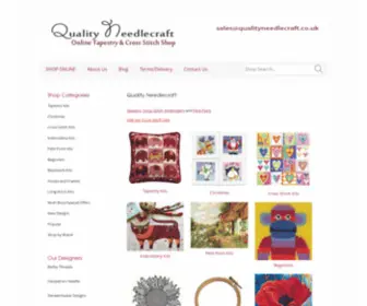 Qualityneedlecraft.co.uk(Tapestry Kits and Cross Stitch Kits) Screenshot