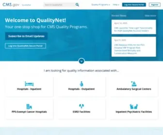 Qualitynet.org(QualityNet Home) Screenshot