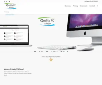 Qualitypcllc.com(Quality PC & Repair) Screenshot