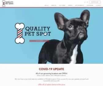 Qualitypetspot.com(Quality Pet Spot) Screenshot