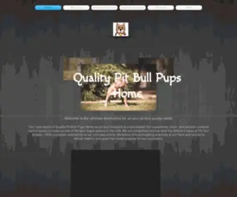 Qualitypitbullpups.com(Pitbull Puppies for sale) Screenshot