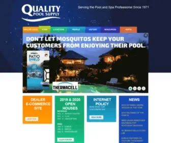 Qualitypool.com(Quality Pool Supply) Screenshot