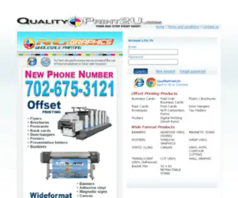 Qualityprint2U.com(New Generation Graphics) Screenshot