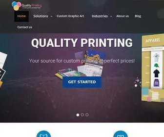 Qualityprintingusa.com(Quality Printing USA) Screenshot
