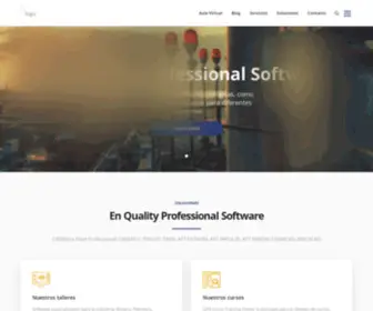 Qualityprofessionalsoftware.com(Software especializados para la industria) Screenshot