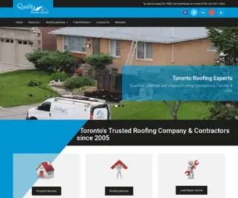 Qualityroofingservices.ca(Toronto Roofing Company) Screenshot