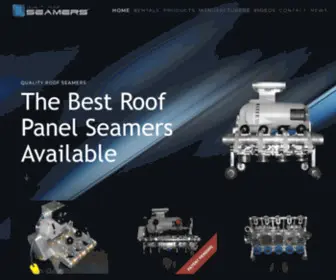 Qualityroofseamers.com(Quality Roof Seamers) Screenshot