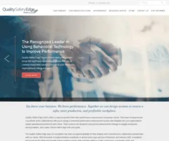 Qualitysafetyedge.com(Behavior-Based Safety Professionals) Screenshot