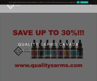 Qualitysarms.com(Quality SARMs Canada) Screenshot