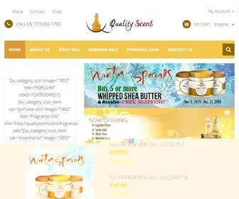 Qualityscent.com(Perfume Oils) Screenshot