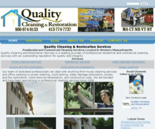 Qualityservice4Home.com(Quality Cleaning) Screenshot