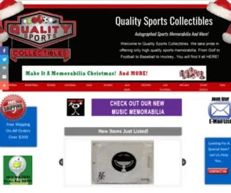 Qualitysportscollectibles.com(Quality Sports Collectibles) Screenshot