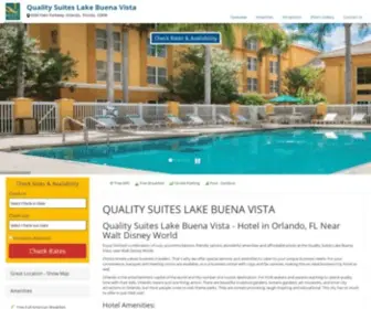 Qualitysuitesorlandolakebuenavista.com(Quality Suites Lake Buena Vista) Screenshot