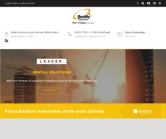 Qualitytechnic.com(Sewa Genset Jakarta) Screenshot