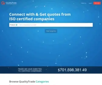 Qualitytrade.com(Manufacturers) Screenshot