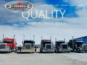 Qualitytruckrepair.ca(Quality Truck Repair) Screenshot