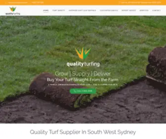 Qualityturfing.com.au(Turf Supplier) Screenshot