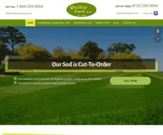 Qualityturfnc.com(Quality Turf Inc) Screenshot