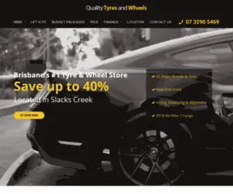 Qualitytyresandwheels.com(Cheapest Tyres & wheels Brisbane) Screenshot