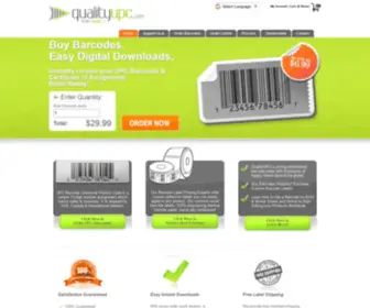 Qualityupc.com(QualityUPC®) Screenshot