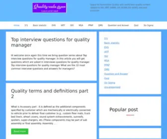 Qualitywalagyan.com(Quality Wala Gyan) Screenshot