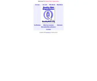 Qualityweb.org(Quality Web Organization) Screenshot