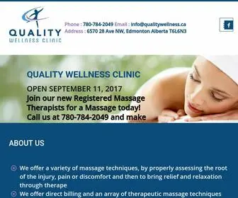 Qualitywellness.ca(Just another WordPress site) Screenshot