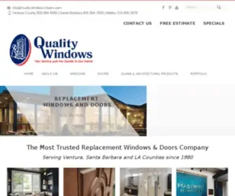 Qualitywindows-Doors.com(Oxnard Windows Replacement) Screenshot