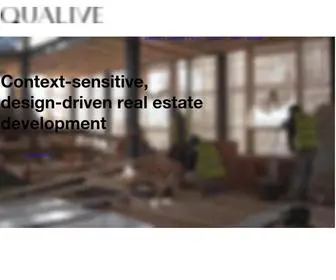 Qualive.co(Qualive is a real estate developer) Screenshot