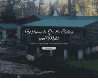 Quallacabinsandmotel.com(Qualla Cabins and Motel) Screenshot