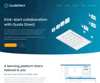 Quals-Direct.co.uk(Quals direct) Screenshot
