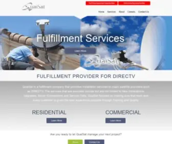 Qualsatservices.com(Fulfillment Services) Screenshot