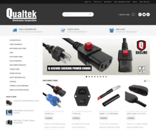 Qualtekusa.com(Qualtek Electronics) Screenshot
