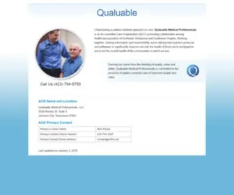 Qualuable.com(Qualuable Medical Professionals) Screenshot