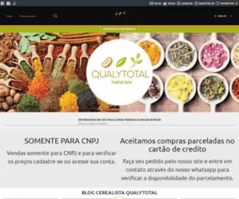 Qualytotalnaturais.com.br(Grãos) Screenshot