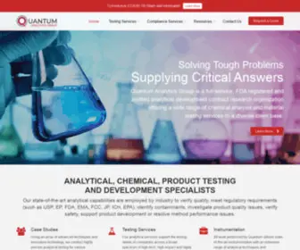Quananalytics.com(Quantum Analytics Group) Screenshot