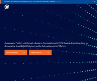 Quanergy.net(Quanergy Systems) Screenshot