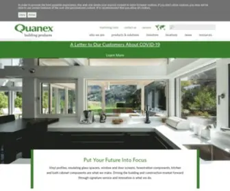 Quanex.com(Quanex Building Products) Screenshot