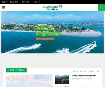 Quangbinhtourism.vn(Cổng thông tin du lịch Quảng Bình) Screenshot