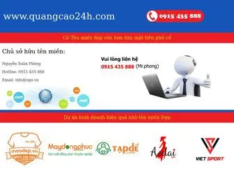 Quangcao24H.com(Quangcao 24H) Screenshot