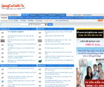 Quangcaogiare.vn(Trang chủ) Screenshot