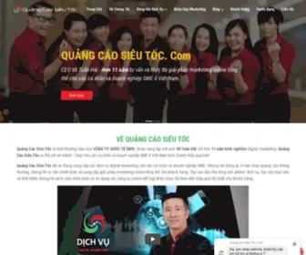 Quangcaosieutoc.com(#1 Quảng Cáo Siêu Tốc) Screenshot
