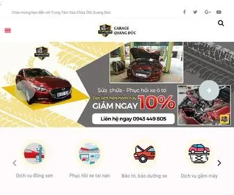 Quangducauto.com(Garage Quang Đức chuyên các dịch vụ) Screenshot