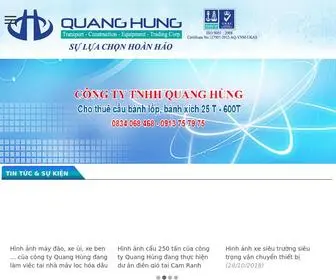 Quanghungcrane.com(Chuyen cho Thue xe cau Vung Tau) Screenshot