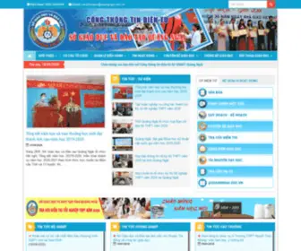 Quangngai.edu.vn(Sở Giáo dục và Đào tạo Quảng Ngãi) Screenshot