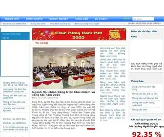Quangngai.gov.vn(UBND tỉnh Quảng Ngãi) Screenshot