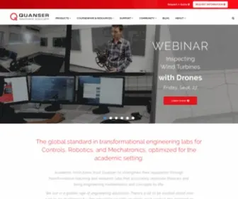 Quanser.com(Home) Screenshot
