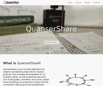 Quansershare.com Screenshot