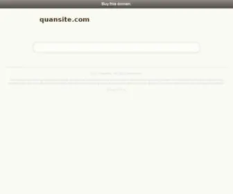 Quansite.com(Quansite New Media Online Marketing Site Building Software) Screenshot